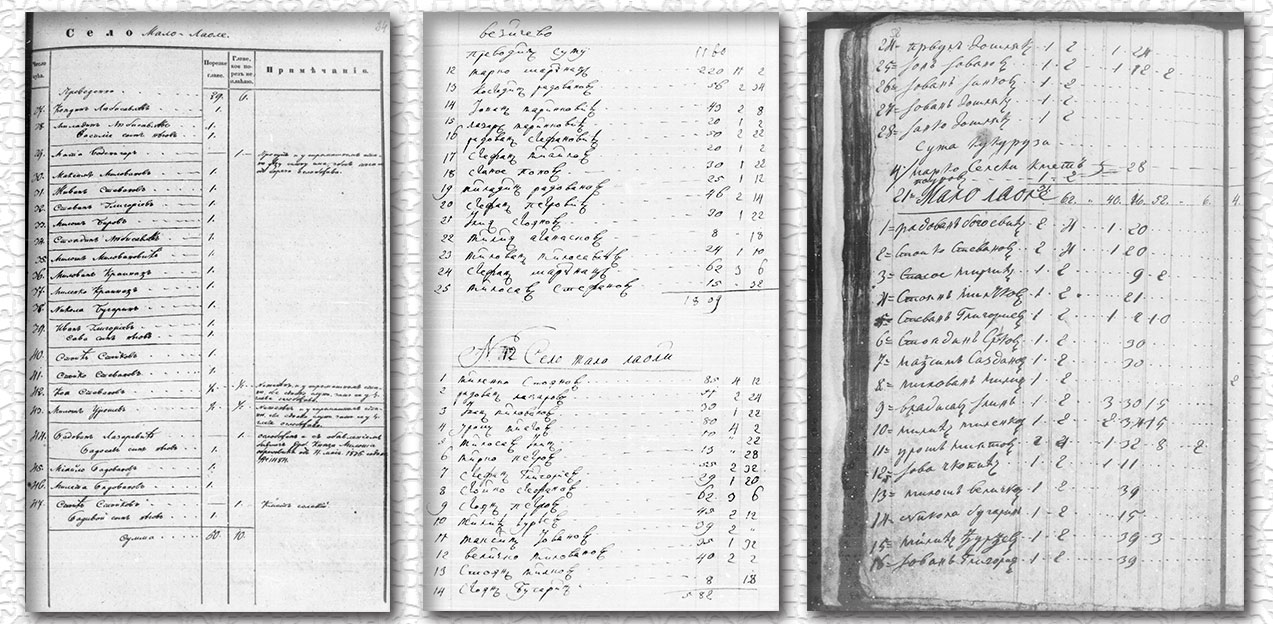 Арачки спискови - Мало Лаоле